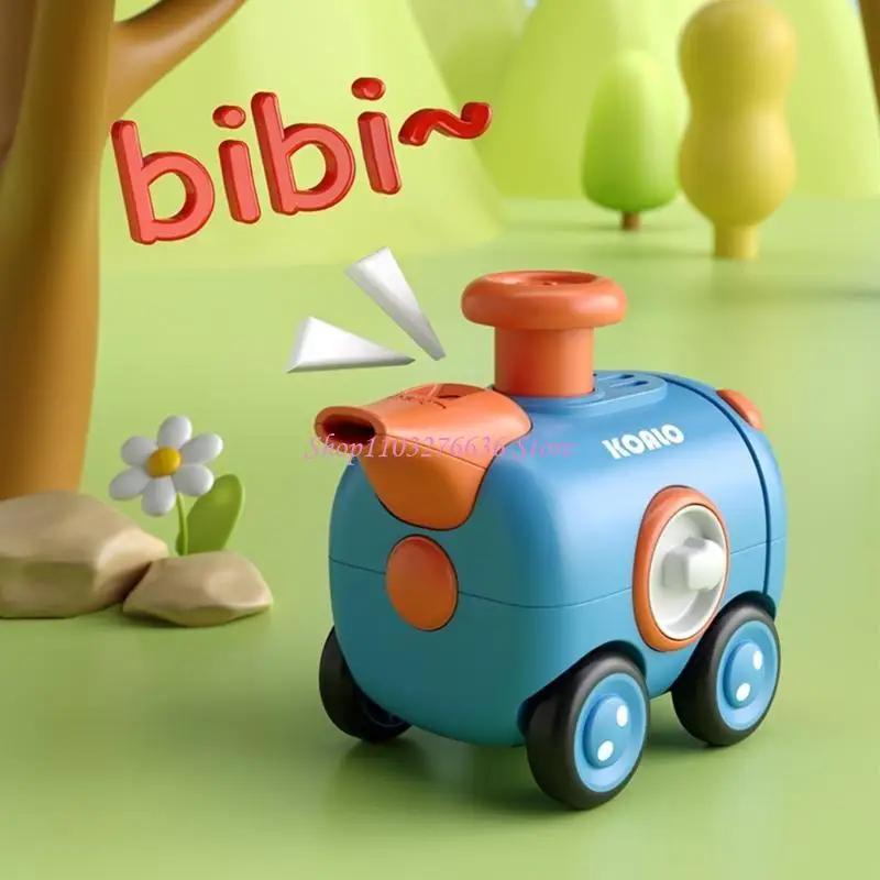 

R6FD Presses Change Face Inertial Toy Car Cartoon Car with Parent-child Toy