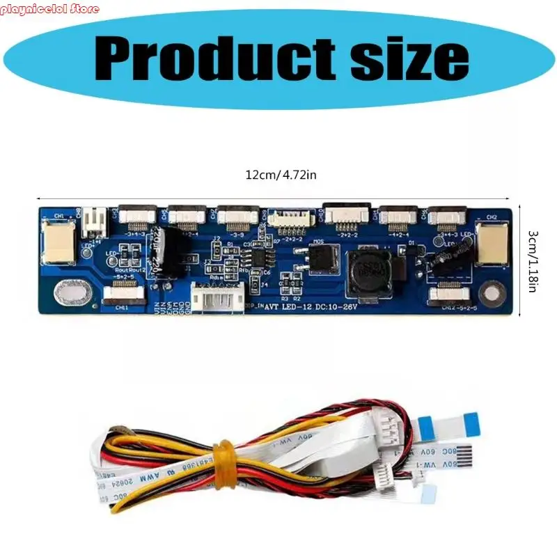 e8ba واجهات متعددة الفولتية LED Boosters لوحة LED سائق العاكس الخلفية ل 2p 6p 10p 12p الأجهزة غير أداة تثبيت الأدوات
