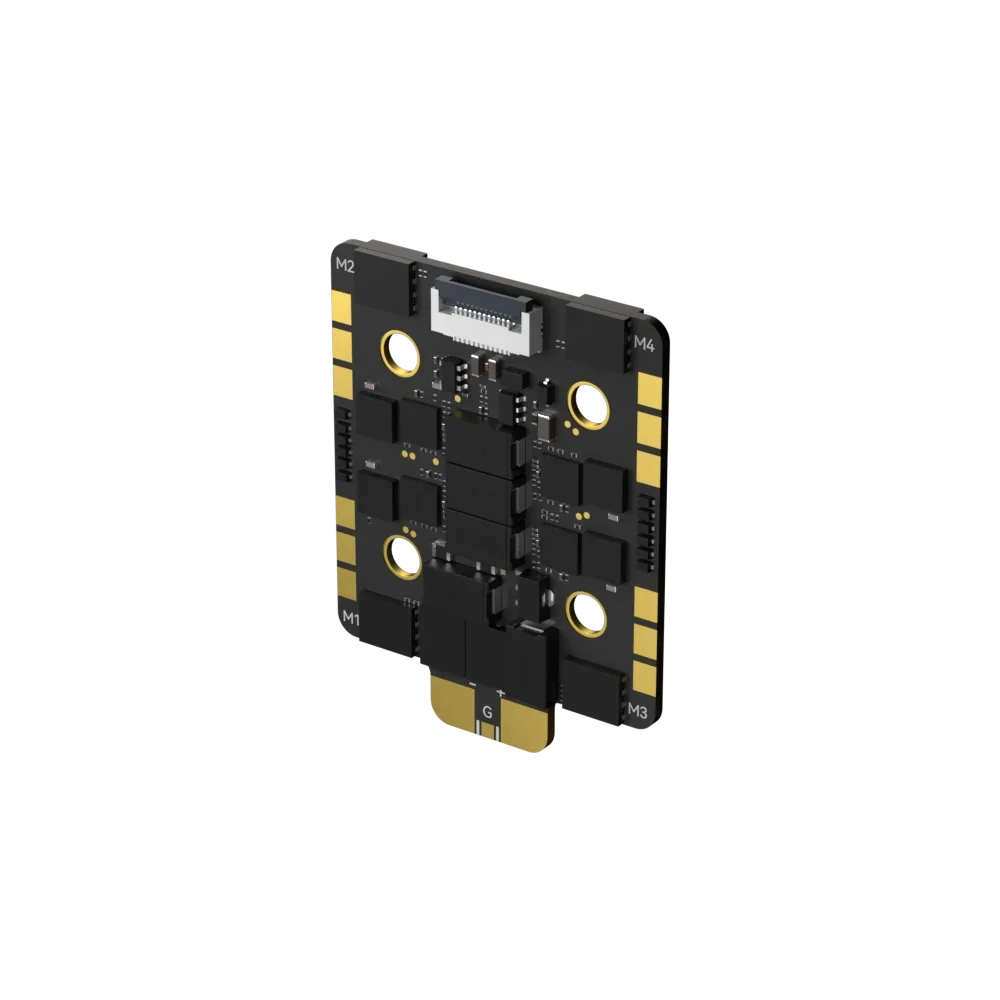 BoaMasMiFlight Borg 60RS ESC 4-IN-1 Support 4- 8S Integrated Anti-Spark Filter Built-in High Polymer Capacitors For FPV 5inch Ra