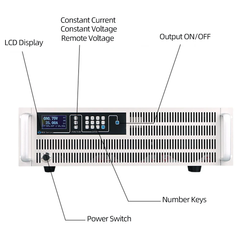 Laboratory Power Supply 400V 25A Adjustable DC Power Supply RS232/RS485 High-power 10000W Programmable Switching Regulator