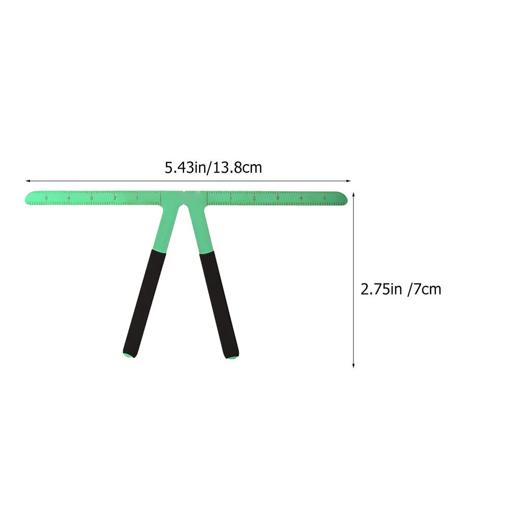الفولاذ المقاوم للصدأ جسر الأنف تحديد المواقع حاكم الحاجب أداة قياس مثلث المهنية الحاجب حاكم ماكياج الجمال #6