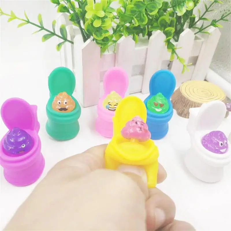 Elastic Squeeze Toys Cute & Fun Toilet Squeeze Toy For Killing Time Easy To Use Multi-Functional Squeeze Rebound Toy For Stress