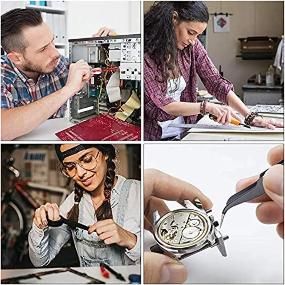 EU Plug Soldering Iron Kit Adjustable Temperature Professional Electronic DIY Kits Hot Pen Multimeter Soldering Iron Pyrography