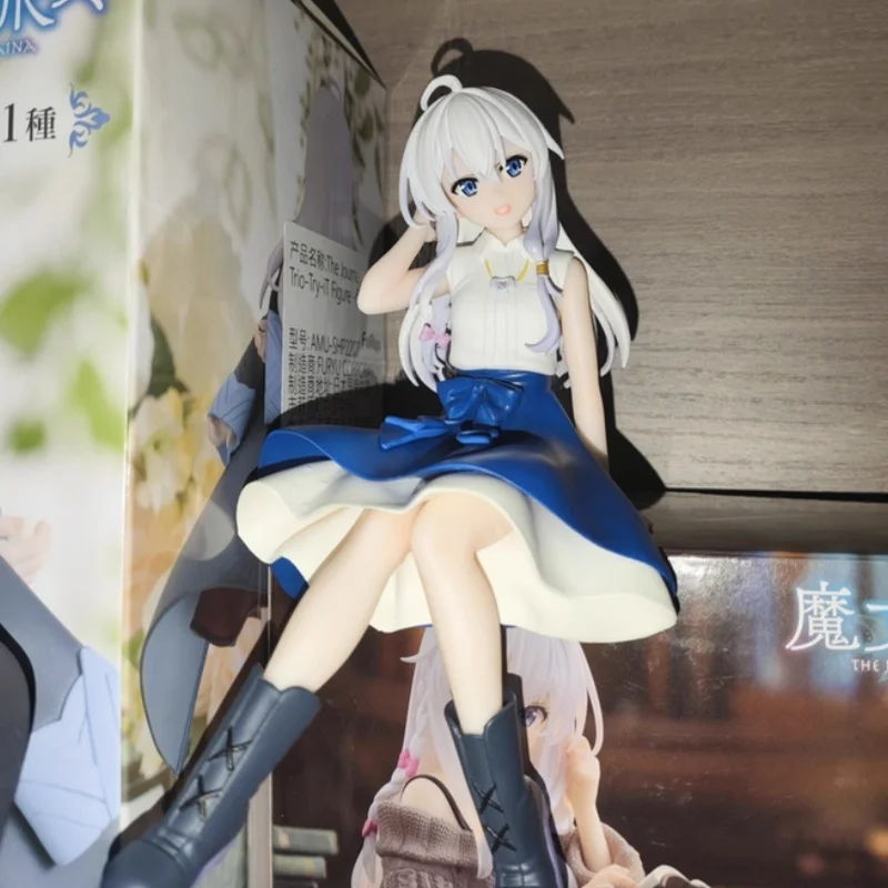 

In Stock Original Furyu Wandering Witch The Journey Of Elaina Elaina Horn Skirt Pvc Anime Figures Action Figure Model Toys Gifts