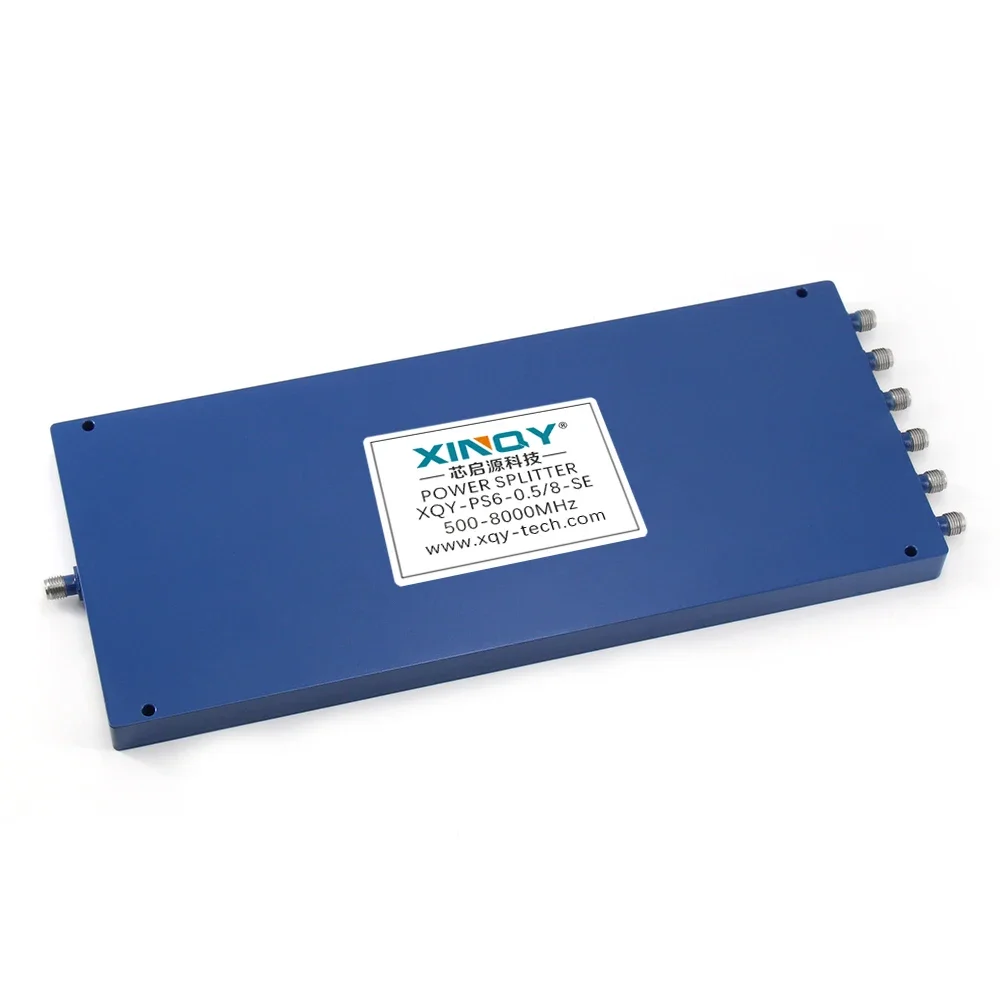 XINQY 500MHz 8000MHz 6 Way Power Divider WiFi Wilkinson Power Combiner RF Power Splitter Microwave Manufacturer