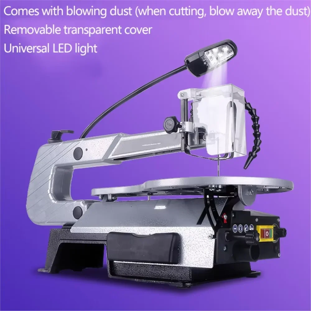 220V Curve Saw Electric Jigsaw 180W Desktop Pull Wire Saw Table Drew Saw Board Cutting Machine Woodworking Carving Tool