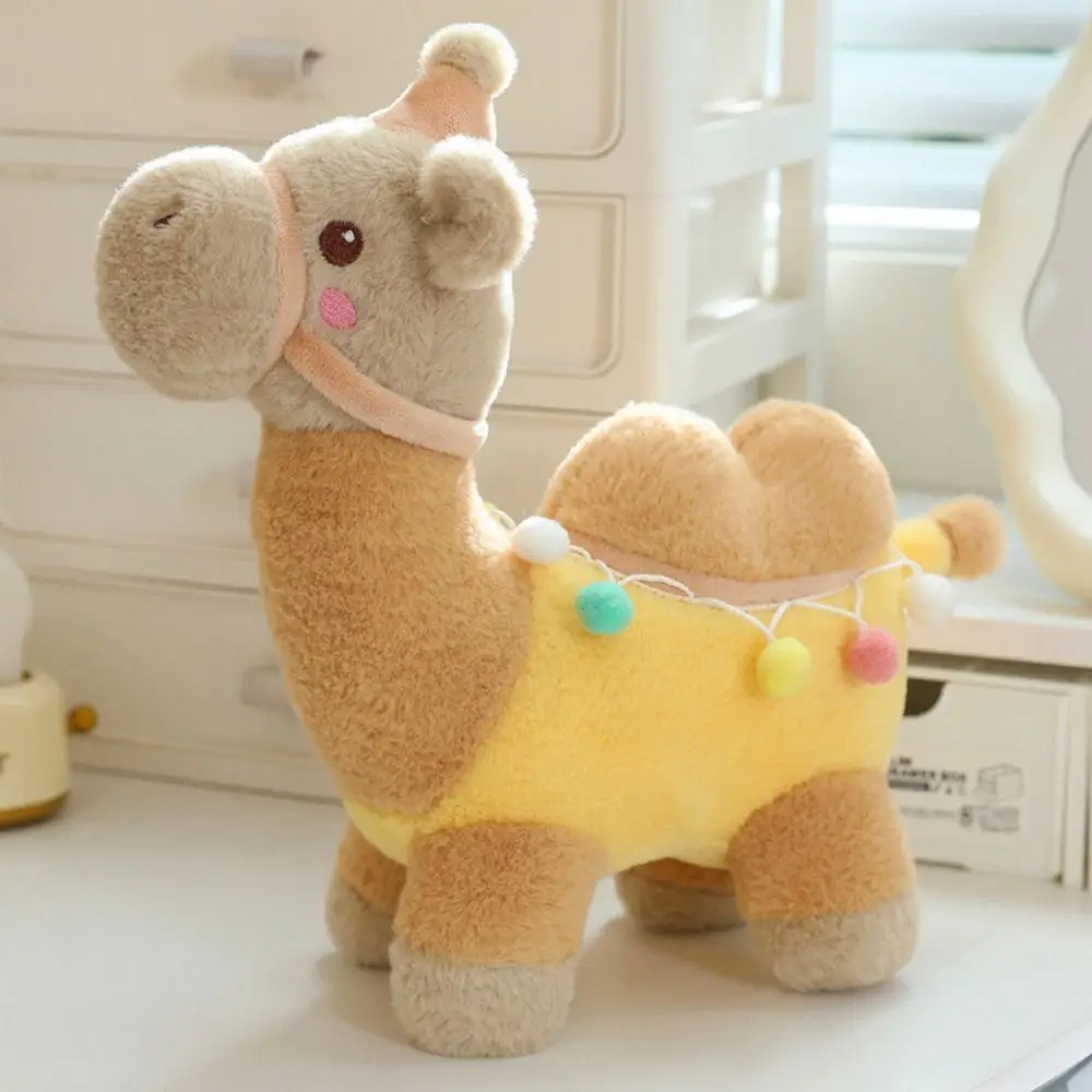 Cognitive PP Cotton Simulated Camel Camel Desert Animal Soft Stuffed 16/26cm Stuffed Cartoon Camel Shaped Girl Boy