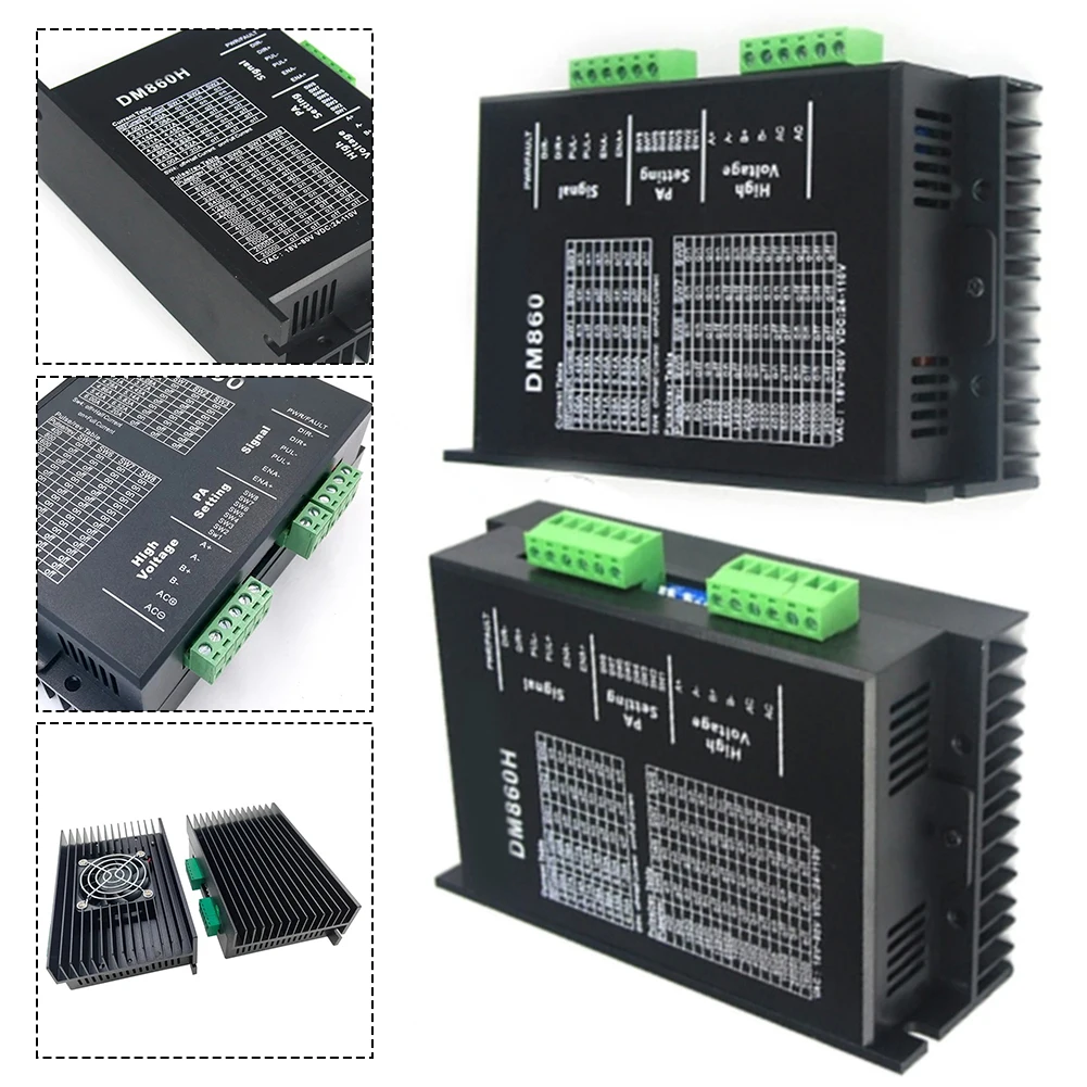 

Adjustable Current Motor Driver DM860 Motor Driver For CNC Machines High Humidity Tolerance Robust And Reliable
