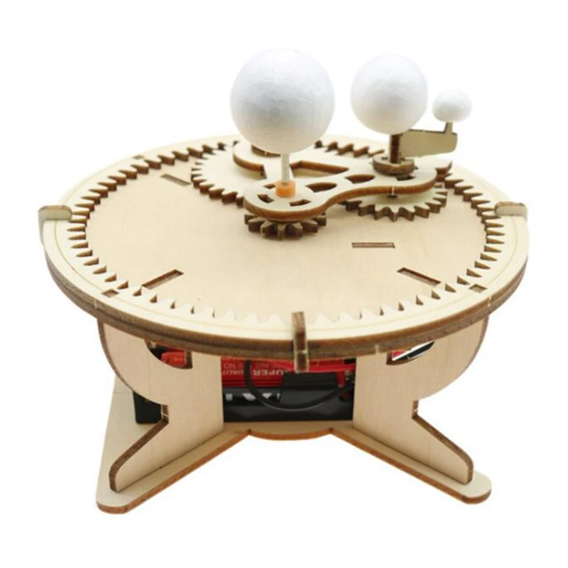 A35Q-Wissenschaft Spielzeug Sonnensystem Modell Astronomie Sonne Erde Mond Planet Experiment Lernspielzeug Für Kinder STEM Kit