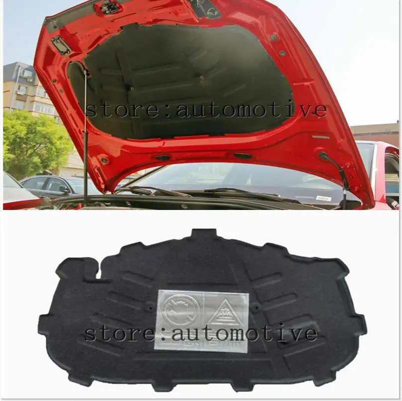 

for Audi A3 8v 2014-2020 Car Heat Sound Insulation Cotton Front Hood Engine Firewall Mat Pad Cover Noise Deadener