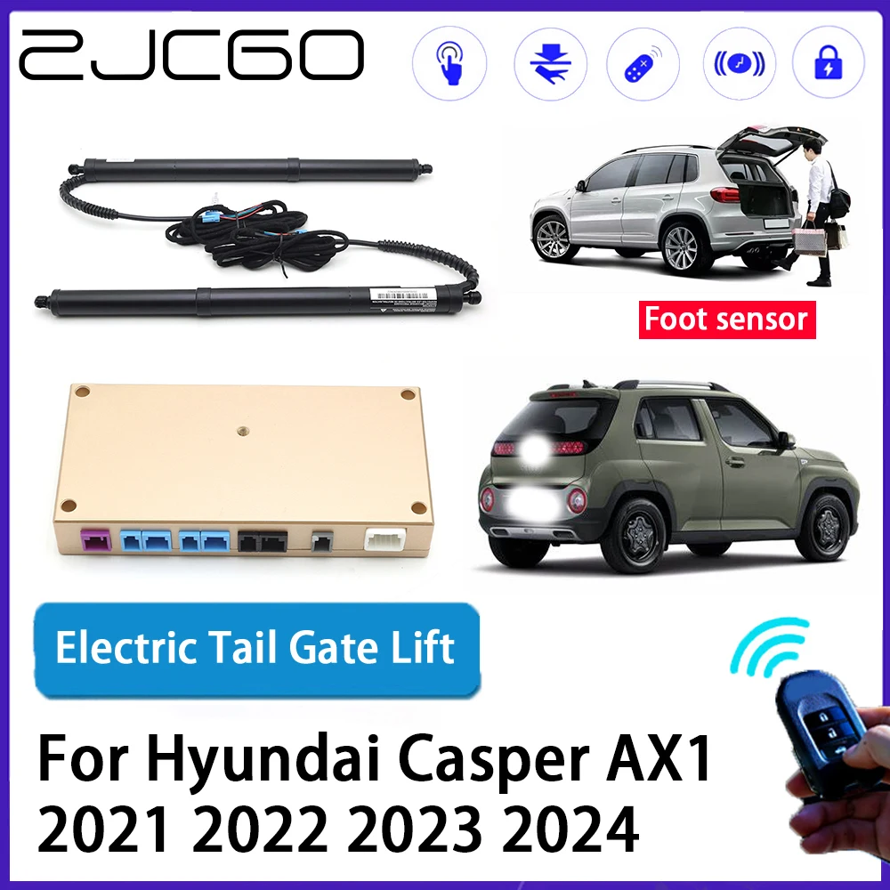 

ZJCGO Car Auto Trunk intelligent Electric Tail Gate Lift Automatic Tailgate Opener for Hyundai Casper AX1 2021 2022 2023 2024