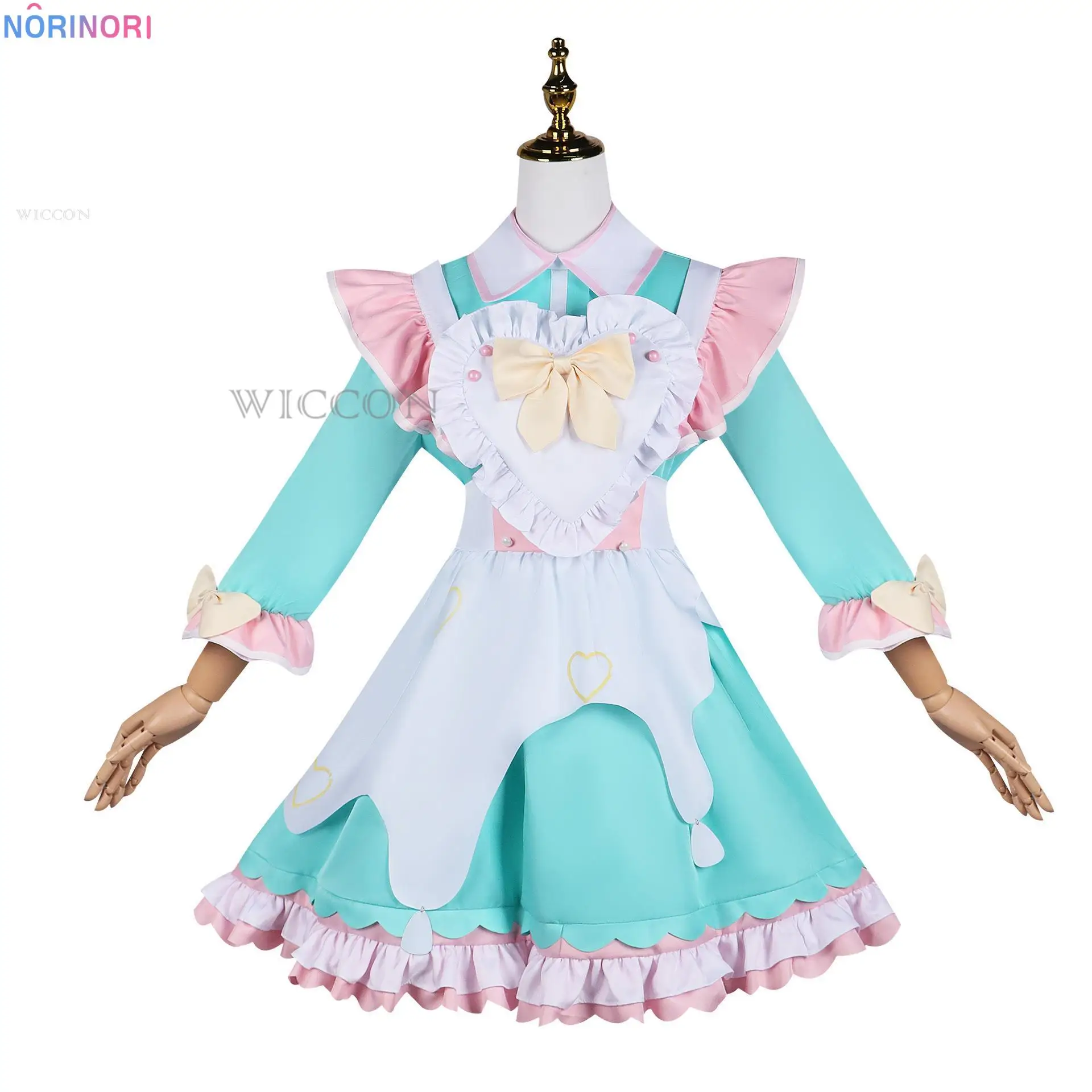 Anime Abyss KAngel Cosplay Game NEEDY GIRL OVERDOSE Cosplay Costume Girl Abyss Maid Dress Wig Outfit Set Women Party Clothing