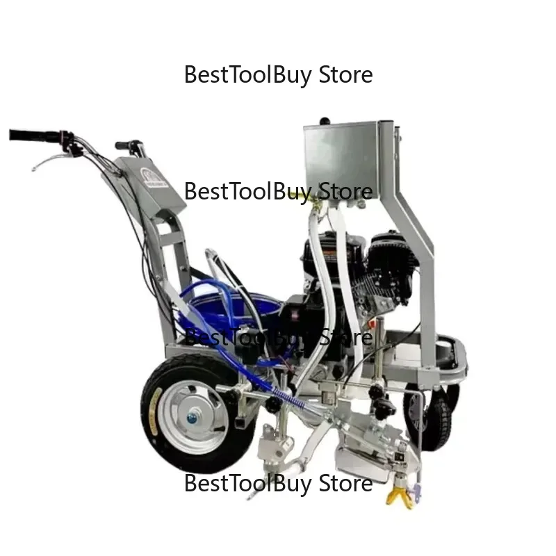 

Factory Direct Selling Airless Piston Pump Road Marking Sprayer German LUDWIG Engine and Glass Spreader