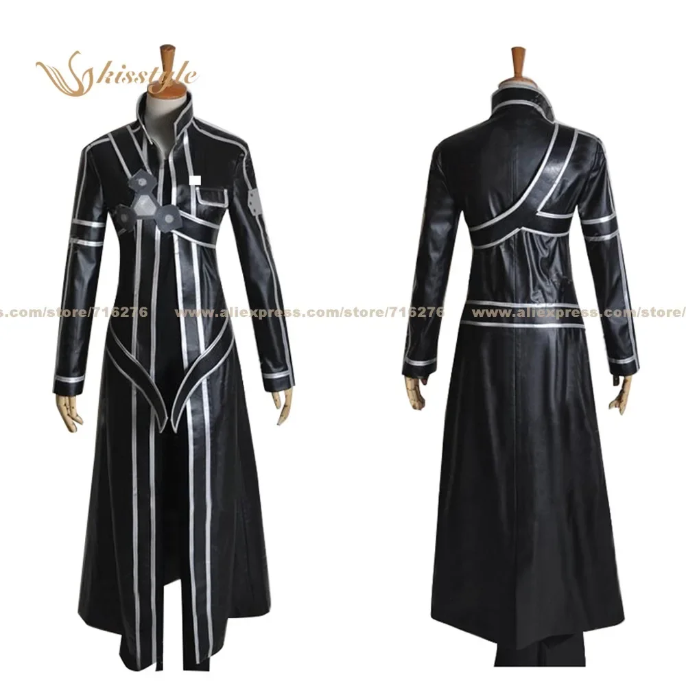 

Kisstyle модный Sword Art Online SAO Kirito/Kazuto Kirigaya новая униформа COS одежда косплей костюм, принимаются по индивидуальному заказу