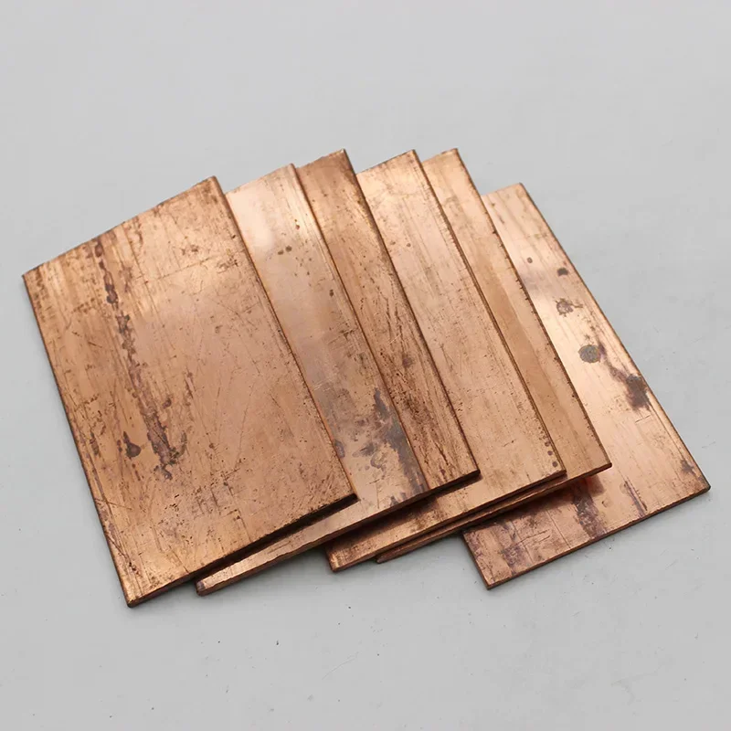 Solid Copper Bar Thickness 1mm 1.5mm 2mm 3mm