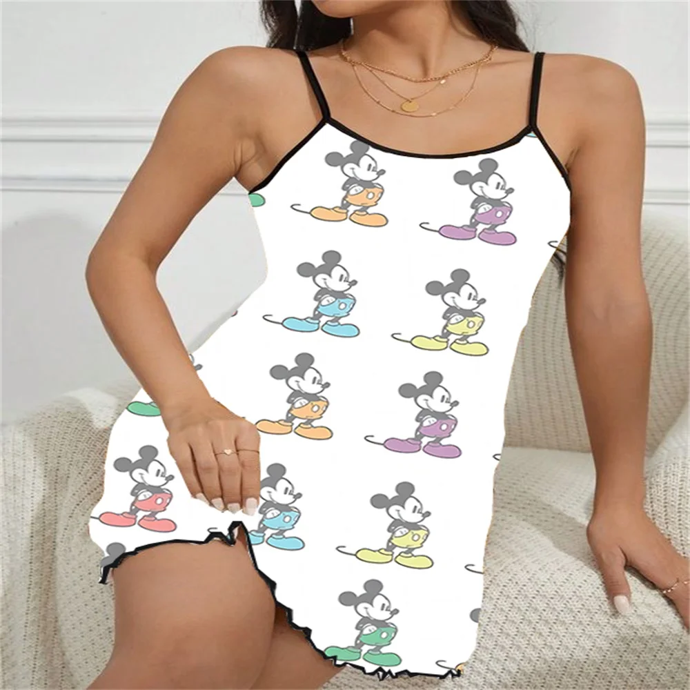 New in Women's Sleepwear for Women and Sexy Night Wear Woman Sexy Luxury Woman Nightie Sleeveless Pajamas Lingerie Skirt Erotic