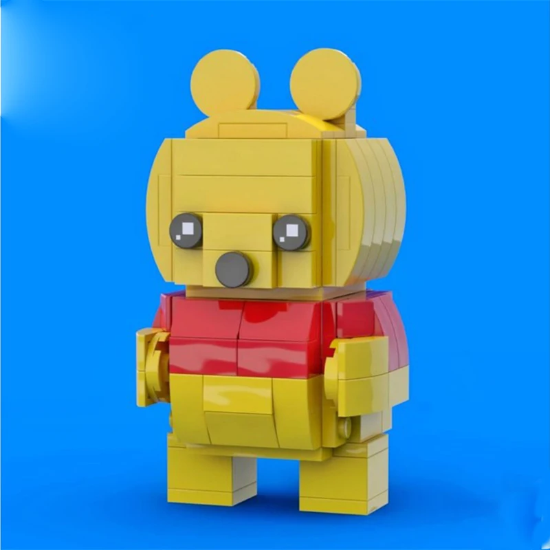 

773 шт. MOC Винни-Пух Семья Brickheadz Строительные блоки Рождественский подарок Ручная работа DIY Идеально подходит для творческих взрослых