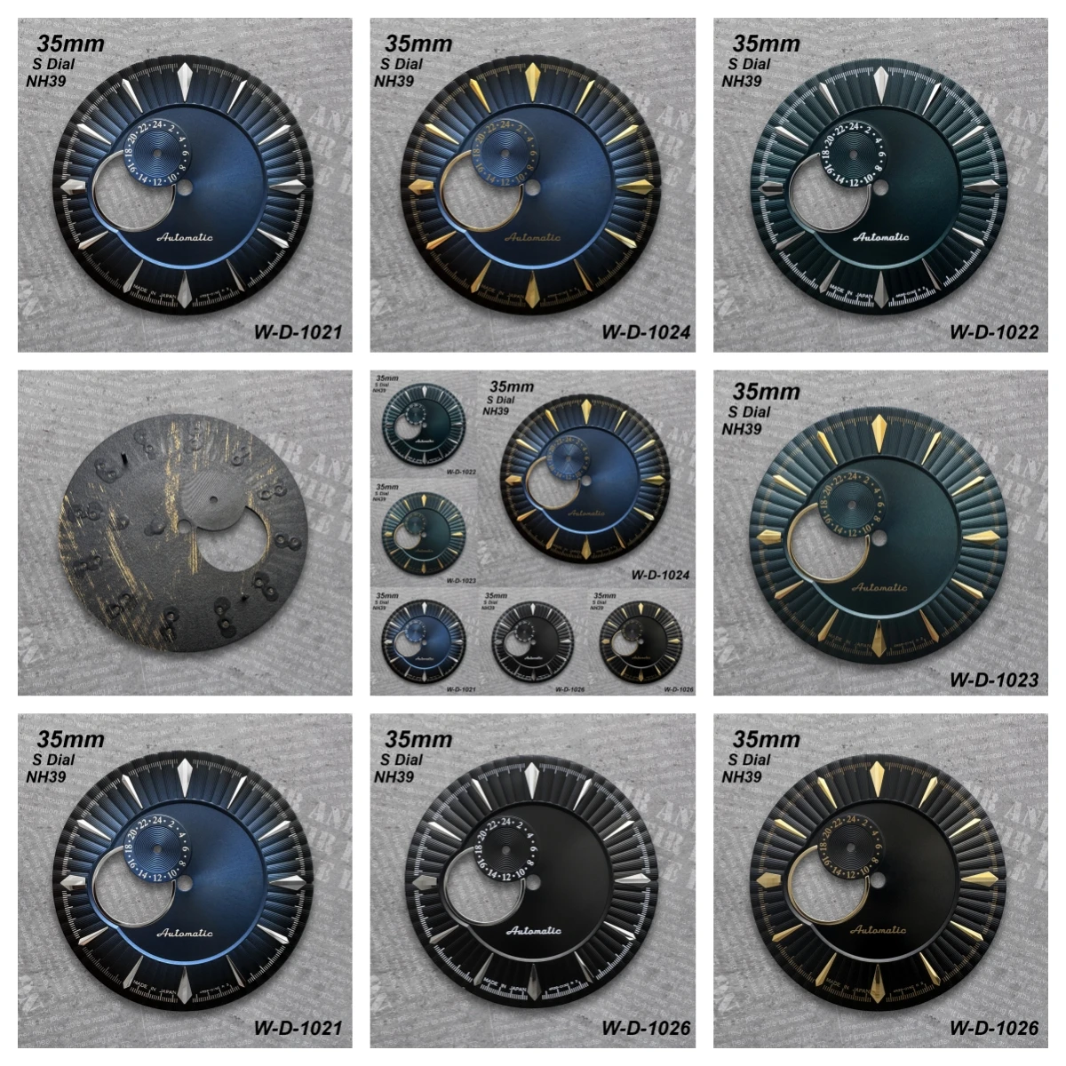 

35mm Cocktail S Logo Dial Suitable For NH39 Japan Automatic Movement Hollow Out High Quality Watch Modification Accessories