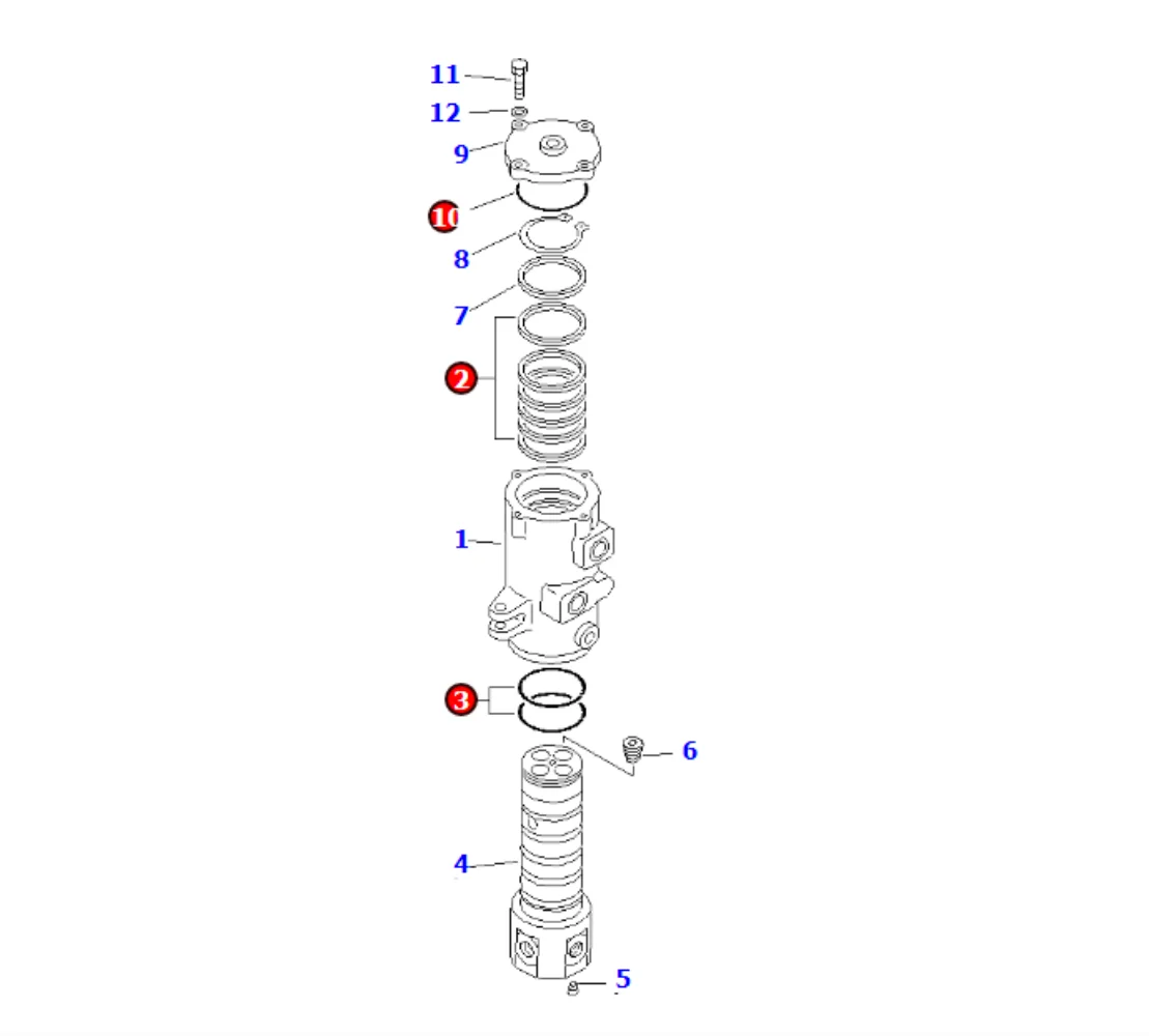 703-08-00110 703-08-95620 KOMATSU PC130-7 110-7 130-8 160-7 CENTER JOINT SEAL KIT