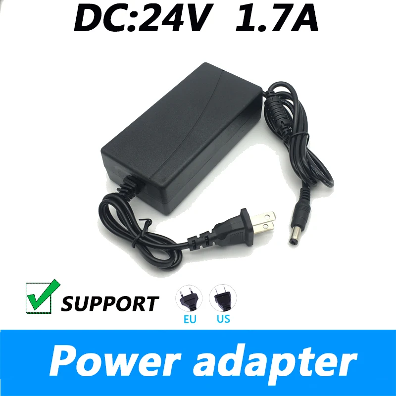 Water Purifier Power Adapter 24V 1.7A Household Water Purifier Transformer Pure Water Machine Pump Adapter Line Eu Plug Us Plug