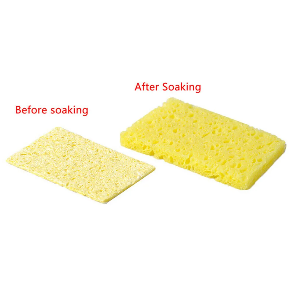 100pcs Soldering Iron Cleaning Sponge For Pads for Welding Solder Iron Tips to Remove and Maintain Clean PCB Components
