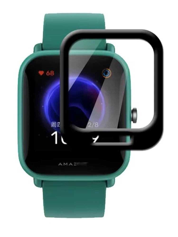 2x Full Cover Opaca Pellicola Protettiva per Amazfit Active 2