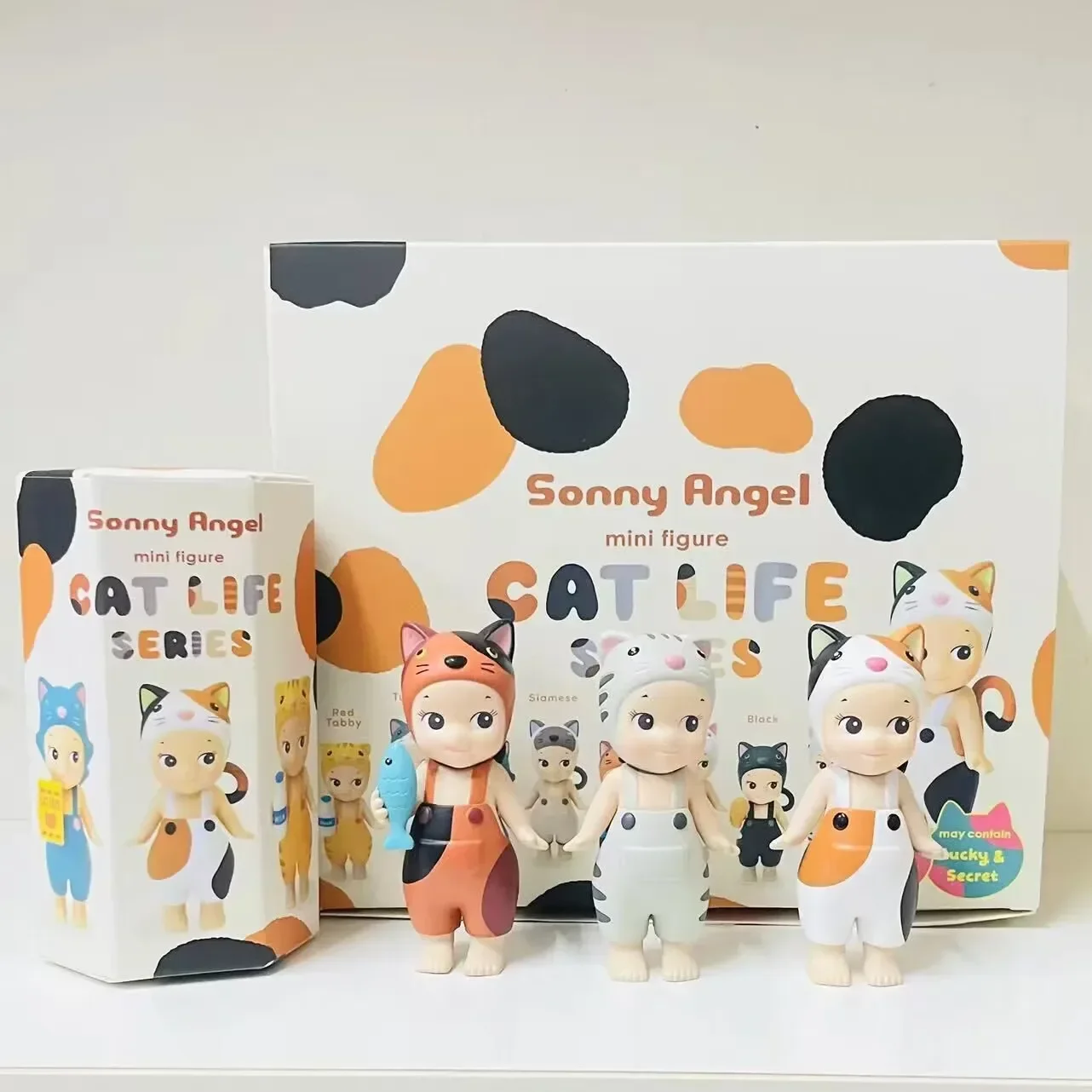 9개 소니엔젤 고양이 라이프 시리즈 미니 수집용 고양이 피규어 귀여운 인형 어린이 집꾸미기 선물 아이디어 어린이에게 딱 맞습니다