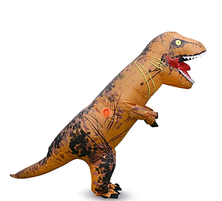 Adult Cartoon Dinosaur Inflatable Costumes Blowing Up Costume Halloween Performance  Party Cosplay Carnival Suit