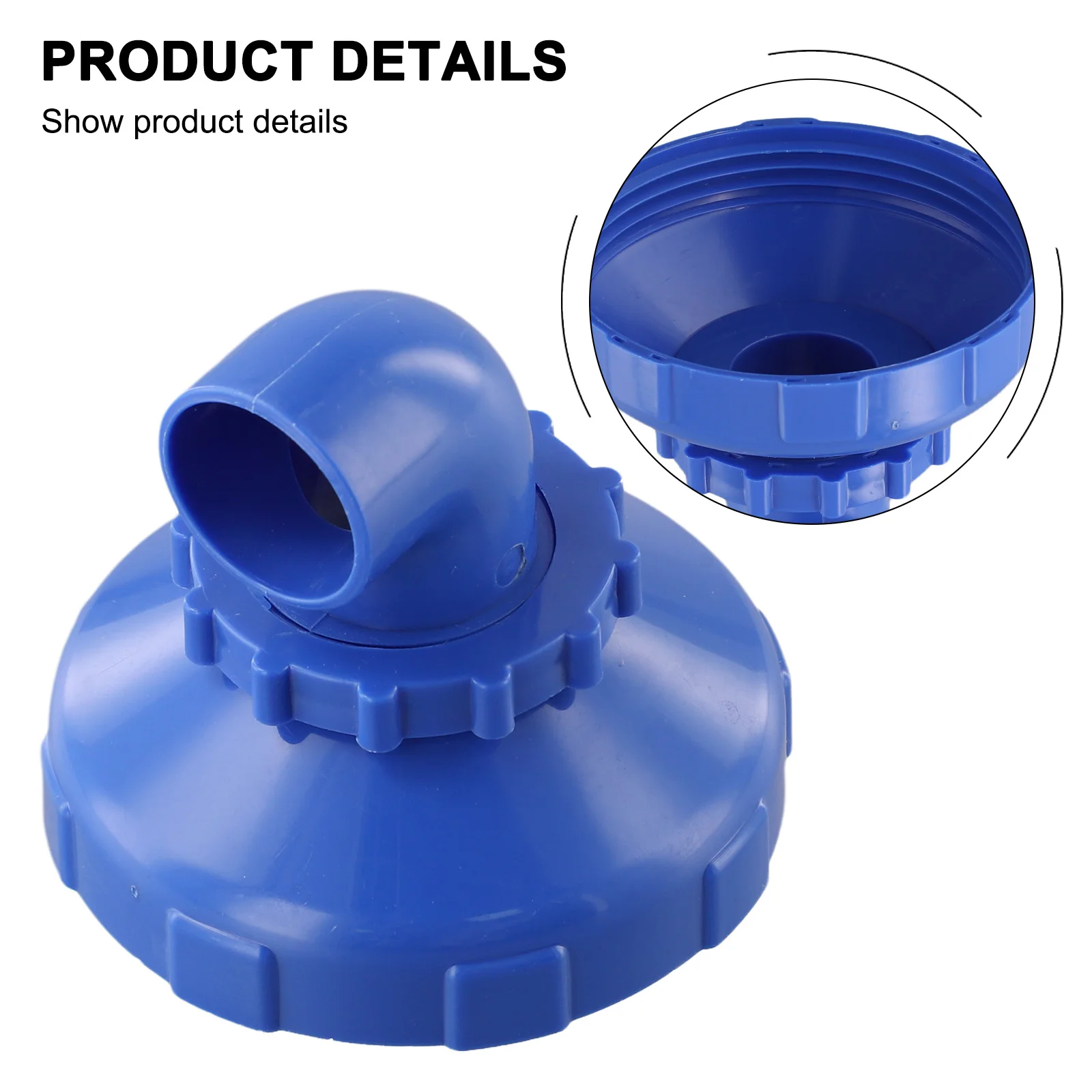 Plastic Pool Inlet Nozzle 360Degree Rotatable For Intex Outlet Airstone Accessorie Blue 38mm Diameter Swim Pool Inlet Nozzle