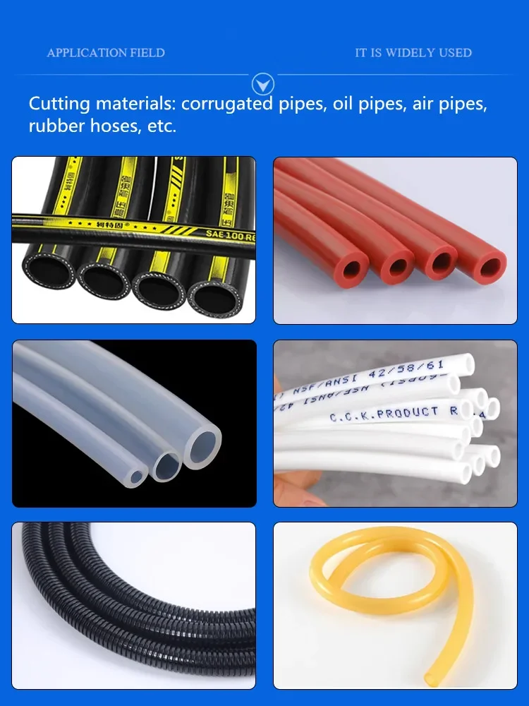 Automatic PVC Pipe Cutter Machine High Precision Flexible Tube Cutting Machine OD 20mm Plastic Hose Tube Cutter