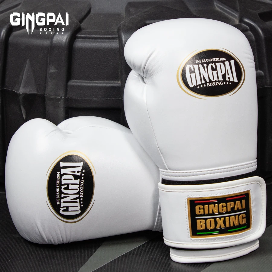 

6-12oz Kids Women Men PU Leather Wear-Resistant And Breathable Boxing Gloves For Sanda Training, MMA Protective Combat Gloves