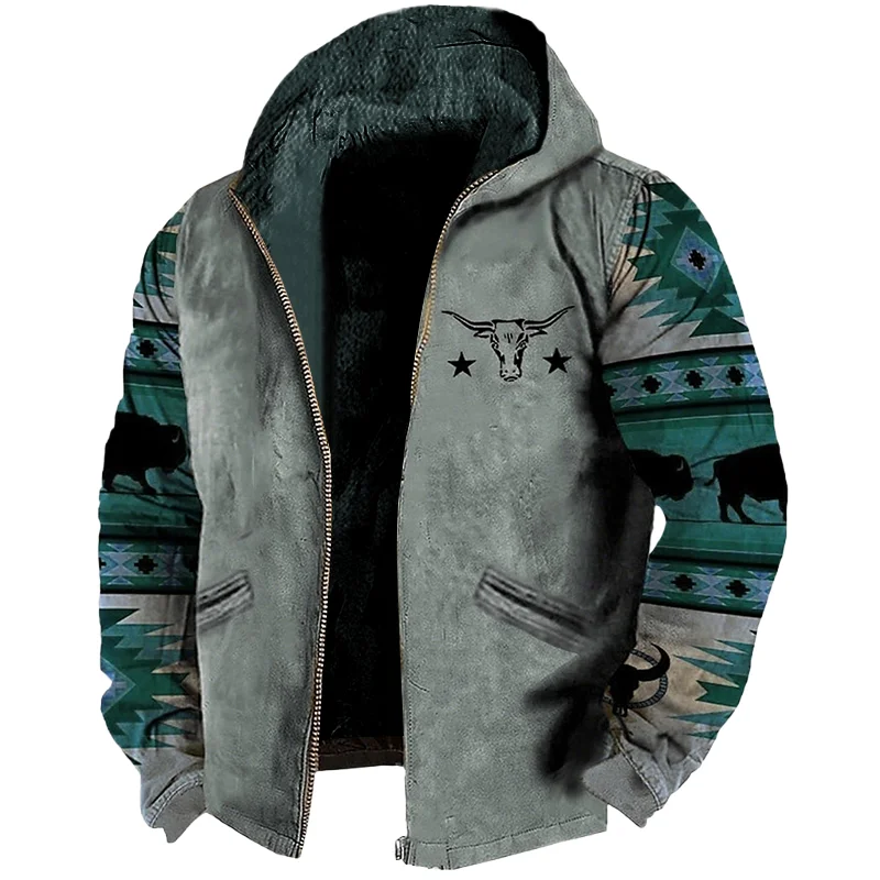 Men’s Retro Zip Hoodie 2