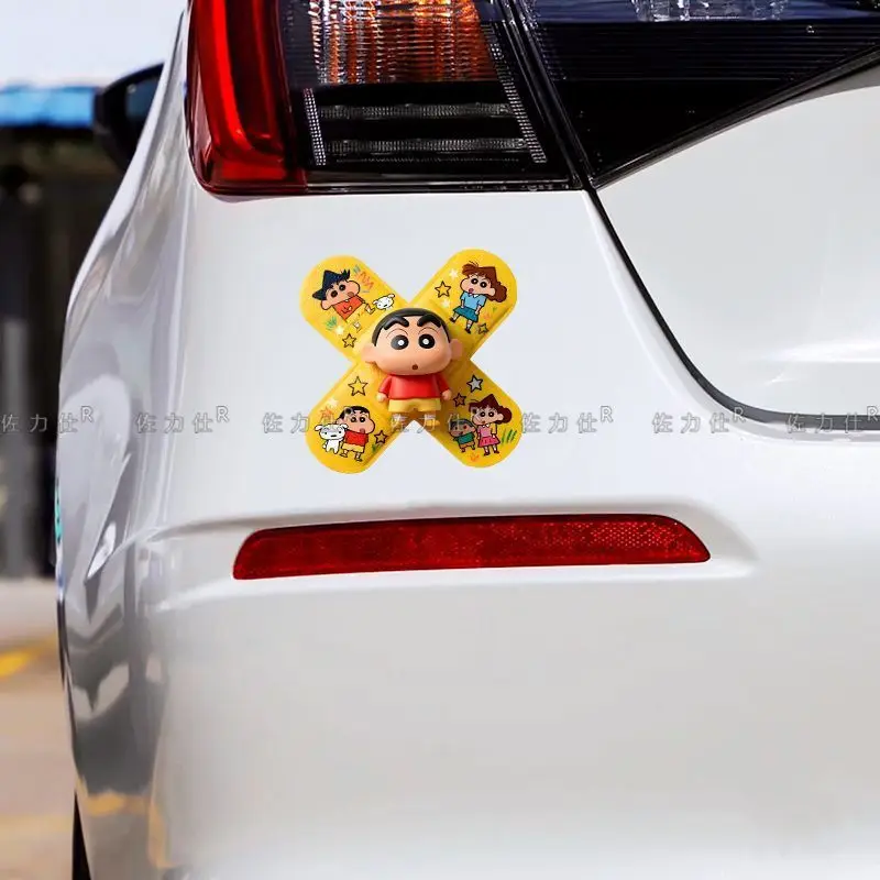 Xiaoxin cartoon band-aid sticker anime car sticker electric motorcycle luggage computer decoration sticker car scratch sticker view 2