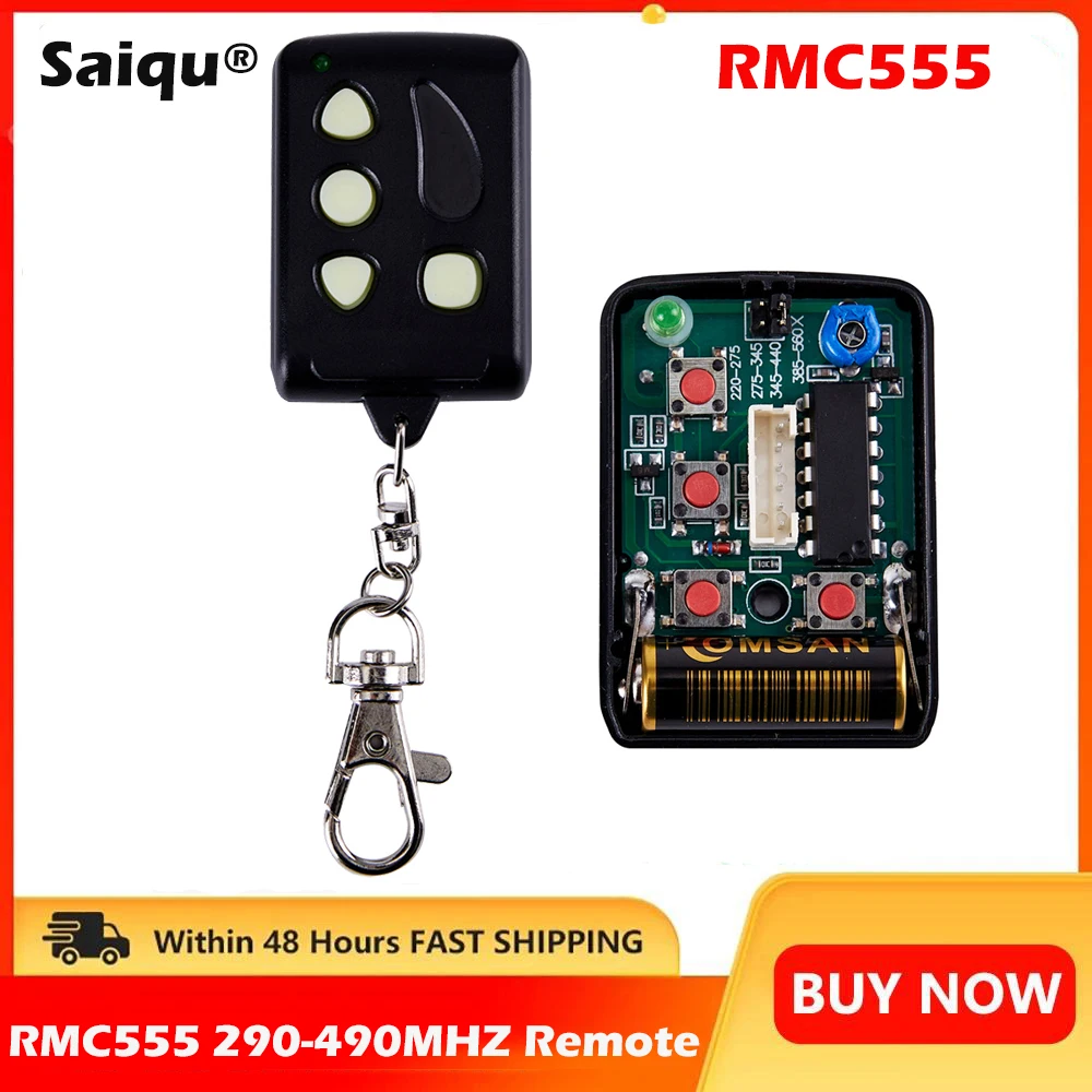 Garage Control Duplicator Universal Gate Control REMOCON RMC555 Universal Fixed Code 250-450mhz Adjustable Frequency