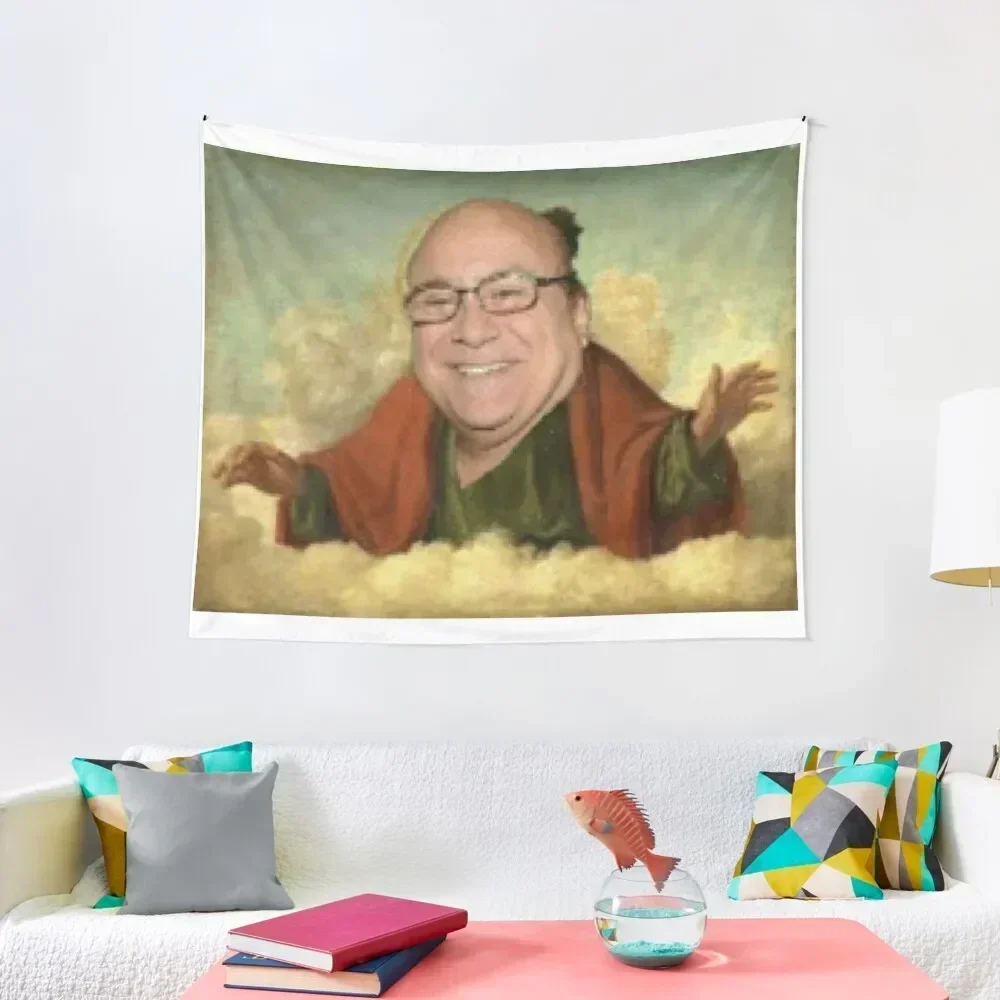 

In devito we trust Tapestry Bedroom Deco Bedroom Decoration Wallpapers Home Decor Wall Decoration Tapestry