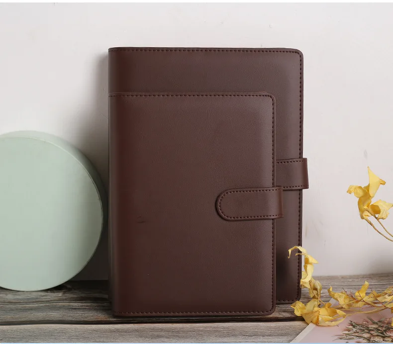 Okładka do notatnika DIY A5 B5 Retro ze skóry PU z 100 kartkami wewnętrznymi, kalendarz, planer, papier, artykuły szkolne — zdjęcie produktu 3