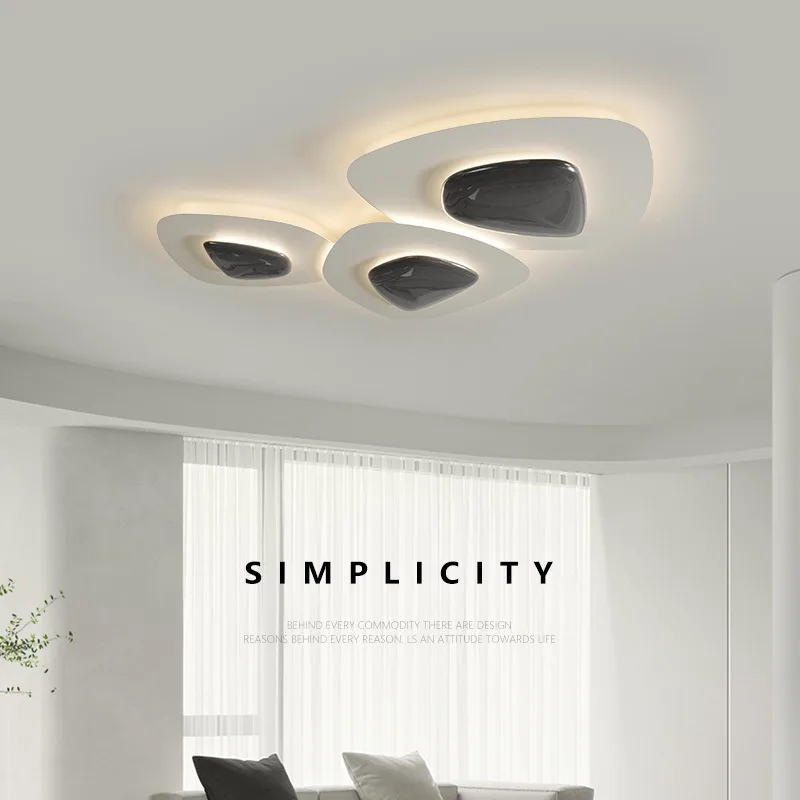 مصابيح أمامية لغرفة المعيشة 2025 مصابيح جديدة، جو بسيط وحديث، ضوء رئيسي إبداعي بسيط #3