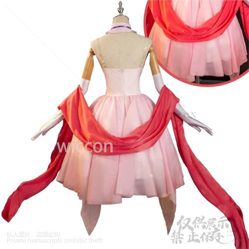 อะนิเมะ Saekano: วิธีเพิ่มแฟนที่น่าเบื่อคอสเพลย์ Kato Megumi เครื่องแต่งกายชุดสีชมพู Lolita ชุดวิกผมสําหรับสาวที่กําหนดเอง