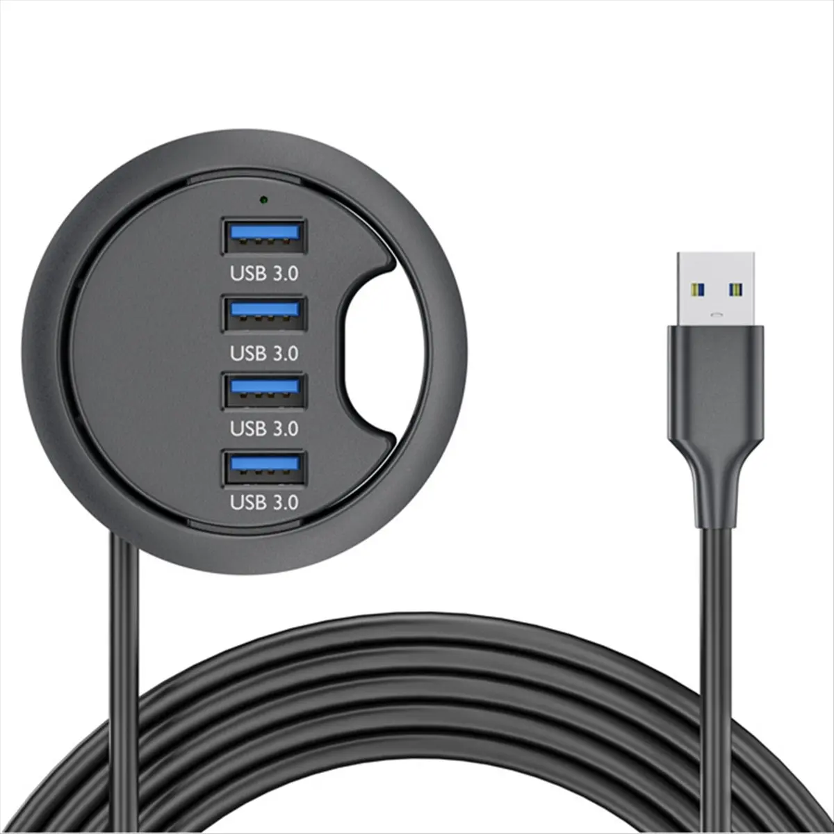 

*ESTR USB Hub Card Reader Computer USB Desktop Docking Station 3.0 Quad Port HUB Desktop Hub Splitter