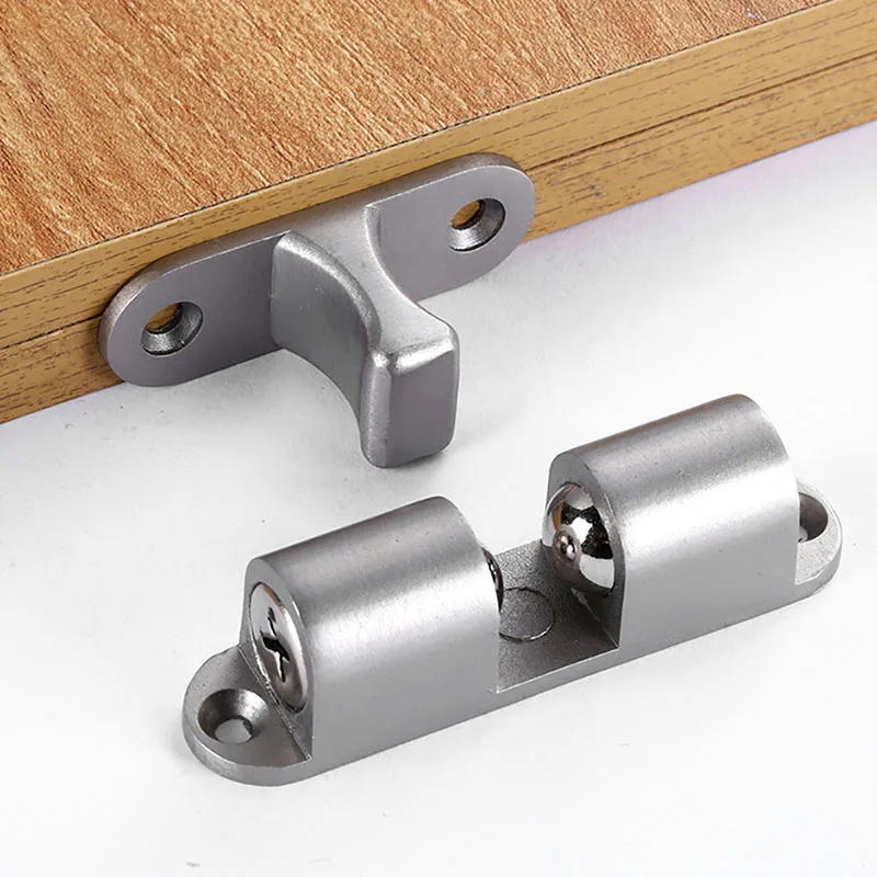 

1PCS Non Perforated Cabinet Suction Clip Adjustable Elastic Card Type Bedroom Anti-collision Door Stopper Wardrobe Door Latch
