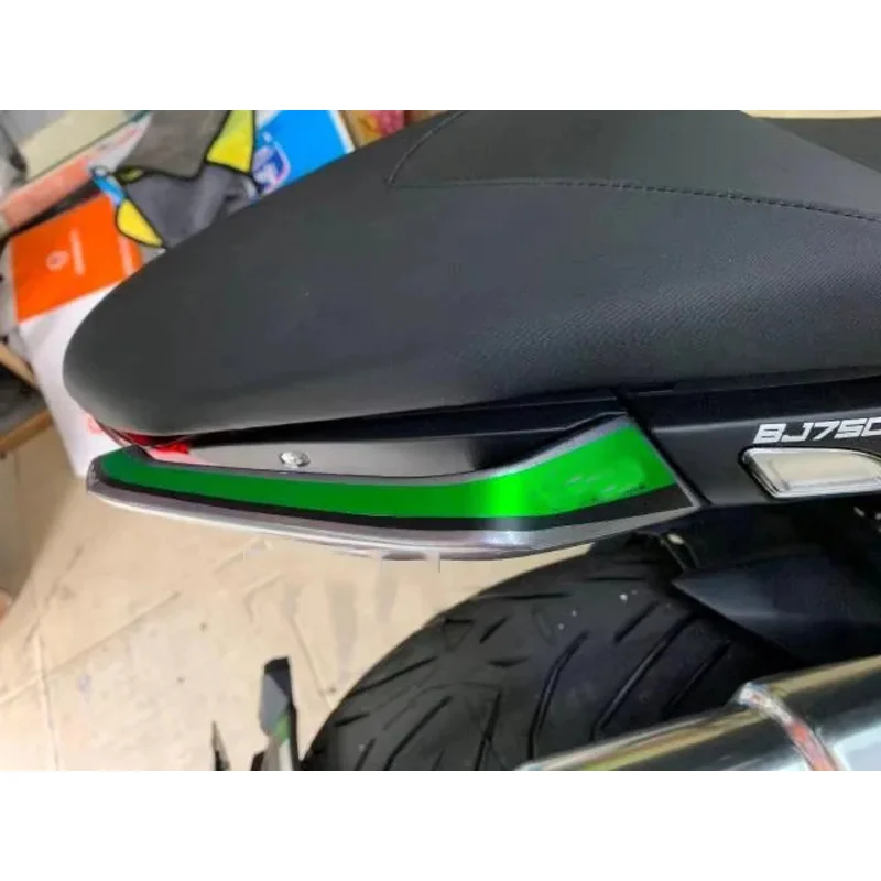 

For BENELLI 752S BJ750GS Epoxy Resin Stickers Motorcycle Rear Armrest Sticker Non-Slip Protection Stickers Decal Kit