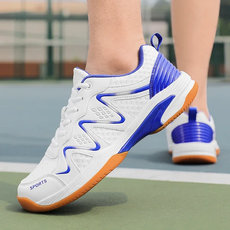 

High Quality Professional Badminton Shoes Men Women Breathable Non-Slip Tennis Shoes Training Match Sneakers Beef Tendon Soles