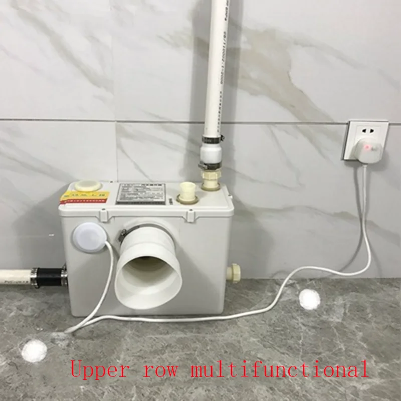 Левый и правый (горизонтальный) Моторный автоматический канализационный насос, электрический дробильный туалет, специальный септик, подъемник канализации