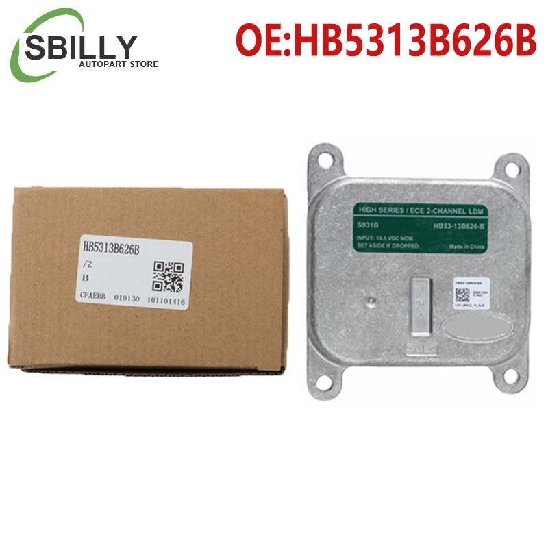 

HB5313B626B HB53-13B626-B Car LED Headlight Module Control Unit for Ford Explorer 2016-2019 FB5313B626A FB53-13B626-A