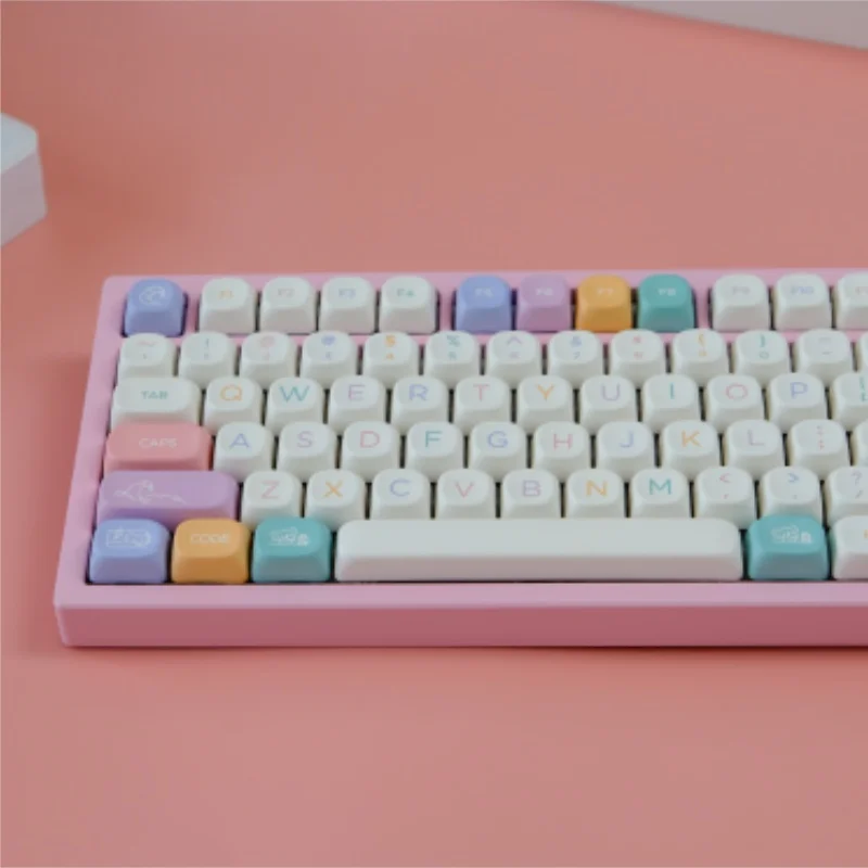 Good Night 129 Keys/set MOA Profile GMK PBT Keycaps for Mechanical Keyboard  Dye Sublimation Gaming Keycap Custom Gk61