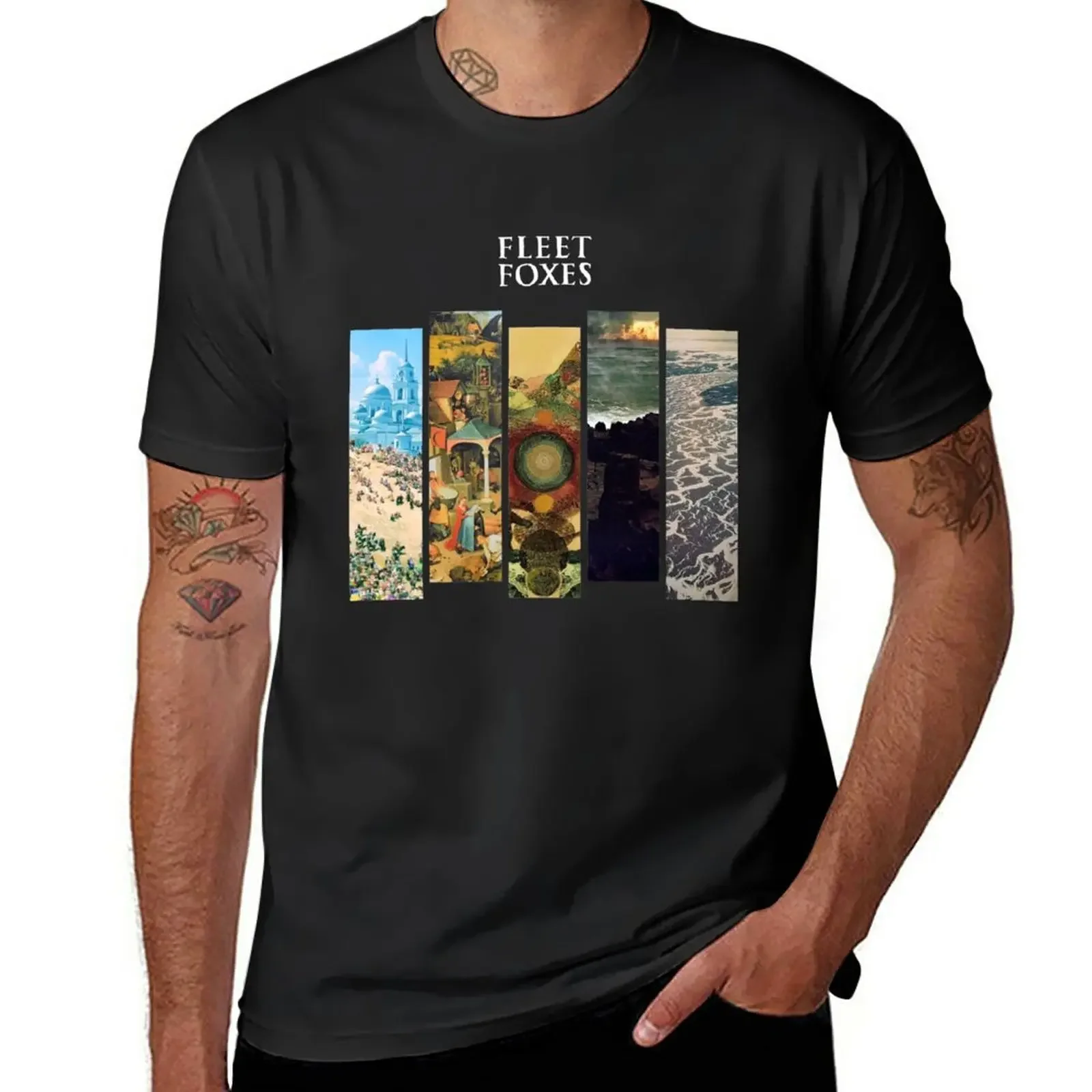 

fleet foxes T-Shirt sports fans tees men clothings