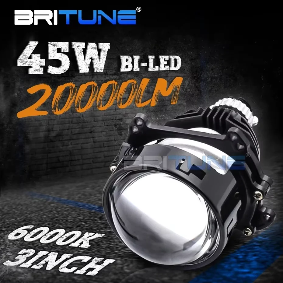 Lente Bi-LED para proyector Hella 3R G5 de 3 pulgadas, lupas Bi LED para faros de coche, lentes LED para faros H4 H7 H1 H11 9006 con kit de actualización, accesorios para luces LED de coche, luz led para automovil