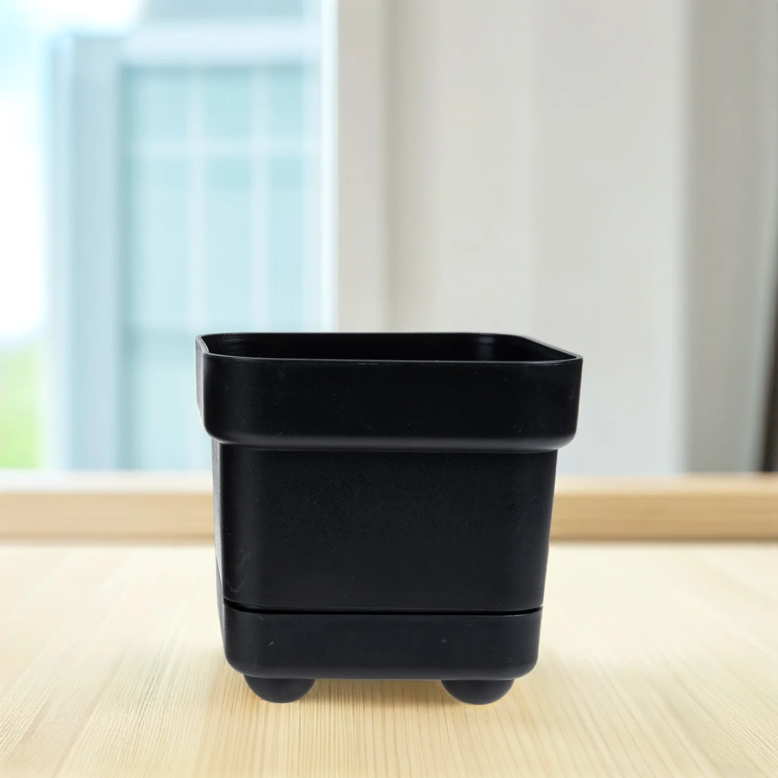 

2pcs Self Watering Planters Automatic Water Absorbent Flower Pots Indoor Desktop Decor for Succulents Home Office for Plants