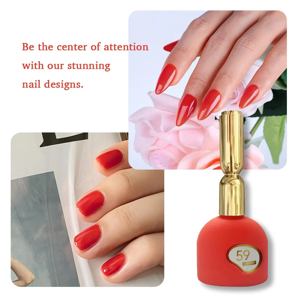 

Gel Nail Polish, Vernis à ongles semi-permanent, Formule sans alcool, Amovible et amovible, Cadeau parfait pour les femmes