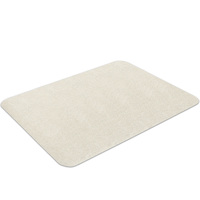 Chair Mat Anti-scratch Anti-slip Swivel Chair Pad Reusable Polyester Floor Carpet for Home Office, Dark Gray
